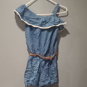 Justice Blue Denim Fabric